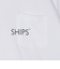 【WEB限定】SHIPS: SHIPSロゴ プリント ポケット Tシャツ