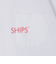 【WEB限定】SHIPS: SHIPSロゴ プリント ポケット Tシャツ
