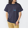 【WEB限定】SHIPS: SHIPSロゴ プリント ポケット Tシャツ