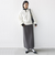 《追加予約》【WEB限定】〈洗濯機可能〉2WAY フラワー ジャカード ハーフ ジップ プルオーバー