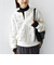 《追加予約》【WEB限定】〈洗濯機可能〉2WAY フラワー ジャカード ハーフ ジップ プルオーバー