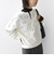 《追加予約》【WEB限定】〈洗濯機可能〉2WAY フラワー ジャカード ハーフ ジップ プルオーバー