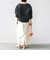 《追加予約》【WEB限定】〈洗濯機可能〉2WAY フラワー ジャカード ハーフ ジップ プルオーバー