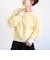 【WEB限定】〈洗濯機可能〉2WAY フラワー ジャカード ハーフ ジップ プルオーバー