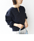 《追加予約》【WEB限定】〈洗濯機可能〉2WAY フラワー ジャカード ハーフ ジップ プルオーバー