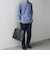 SHIPS any: スプリット レザー トートバッグ (クラッチバッグ付き) 25SS◇