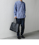SHIPS any: スプリット レザー トートバッグ (クラッチバッグ付き) 25SS◇