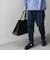 SHIPS any: スプリット レザー トートバッグ (クラッチバッグ付き) 25SS◇