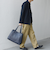 SHIPS any: スプリット レザー トートバッグ (クラッチバッグ付き) 25SS◇