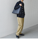 SHIPS any: スプリット レザー トートバッグ (クラッチバッグ付き) 25SS◇