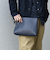 SHIPS any: スプリット レザー トートバッグ (クラッチバッグ付き) 25SS◇