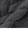 【SHIPS別注】GRAY: ケーブル編み タートルネック ニット
