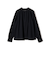 SHIPS Primary Navy Label:〈手洗い可能〉レース ピンタック ブラウス