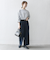 SHIPS any: ツイード タック セミワイド パンツ［NAVY BLUE］
