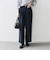 SHIPS any: ツイード タック セミワイド パンツ［NAVY BLUE］