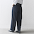 SHIPS any: ツイード タック セミワイド パンツ［NAVY BLUE］