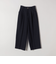 SHIPS any: ツイード タック セミワイド パンツ［NAVY BLUE］