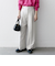SHIPS any:〈洗濯機可能〉ダブルクロス クロップド ワイド パンツ ［NAVY BLUE］