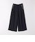 SHIPS any:〈洗濯機可能〉ダブルクロス クロップド ワイド パンツ ［NAVY BLUE］