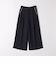 SHIPS any:〈洗濯機可能〉ダブルクロス クロップド ワイド パンツ ［NAVY BLUE］