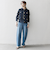 SHIPS any: ツイード シングル ポケット ジャケット［NAVY BLUE］