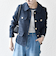 SHIPS any: ツイード シングル ポケット ジャケット［NAVY BLUE］