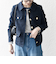 SHIPS any: ツイード シングル ポケット ジャケット［NAVY BLUE］