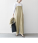 SHIPS any:〈洗濯機可能〉オックス セミワイド サロペット［NAVY BLUE］