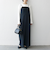 SHIPS any:〈洗濯機可能〉オックス セミワイド サロペット［NAVY BLUE］