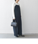 SHIPS any:〈洗濯機可能〉オックス セミワイド サロペット［NAVY BLUE］