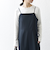 SHIPS any:〈洗濯機可能〉オックス セミワイド サロペット［NAVY BLUE］