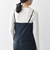 SHIPS any:〈洗濯機可能〉オックス セミワイド サロペット［NAVY BLUE］
