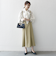 SHIPS any:〈洗濯機可能〉オックス フレア サスペンダースカート［NAVY BLUE］
