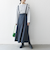 SHIPS any:〈洗濯機可能〉オックス フレア サスペンダースカート［NAVY BLUE］
