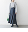 SHIPS any:〈洗濯機可能〉オックス フレア サスペンダースカート［NAVY BLUE］