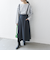 SHIPS any:〈洗濯機可能〉オックス フレア サスペンダースカート［NAVY BLUE］