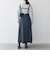 SHIPS any:〈洗濯機可能〉オックス フレア サスペンダースカート［NAVY BLUE］