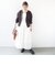 【WEB限定】〈手洗い可能〉キルティング ジャカード カーディガン