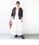 【WEB限定】〈手洗い可能〉キルティング ジャカード カーディガン
