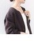 【WEB限定】〈手洗い可能〉キルティング ジャカード カーディガン