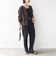 《一部追加予約》【WEB限定】〈手洗い可能〉キルティング ジャカード カーディガン
