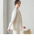 〈セレモニー対応可〉スラブ ツイード ロング ジレ（セットアップ対応）