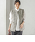 〈セレモニー対応可〉スラブ ツイード ロング ジレ（セットアップ対応）