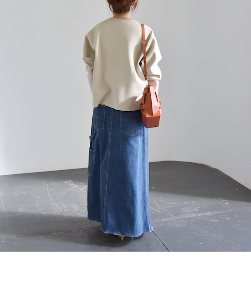 quaranciel:〈手洗い可能〉ノーカラー ポケット ニット ジャケット quaranciel:〈手洗い可能〉ノーカラー ポケット ニット