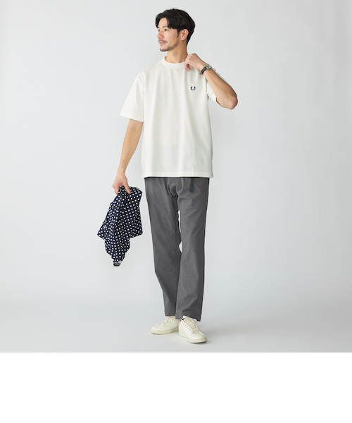 SHIPS別注】FRED PERRY:COOLMAX(R) 鹿の子 ワンポイント ロゴ T