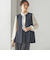 〈セレモニー対応可〉ダブル クロス ジレ（セットアップ対応）