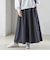 〈洗濯機可能〉LIMONTA EAST ビンテージ タフタ ギャザー スカート