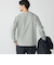 【WEB限定】SHIPS:〈抗菌防臭〉ワンポイントロゴ ハイゲージバーズアイ ダブルフェイス 長袖Tシャツ
