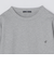 【WEB限定】SHIPS:〈抗菌防臭〉ワンポイントロゴ ハイゲージバーズアイ ダブルフェイス 長袖Tシャツ