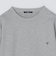 【WEB限定】SHIPS:〈抗菌防臭〉ワンポイントロゴ ハイゲージバーズアイ ダブルフェイス 長袖Tシャツ